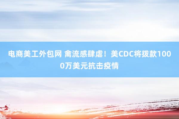 电商美工外包网 禽流感肆虐！美CDC将拨款1000万美元抗击疫情